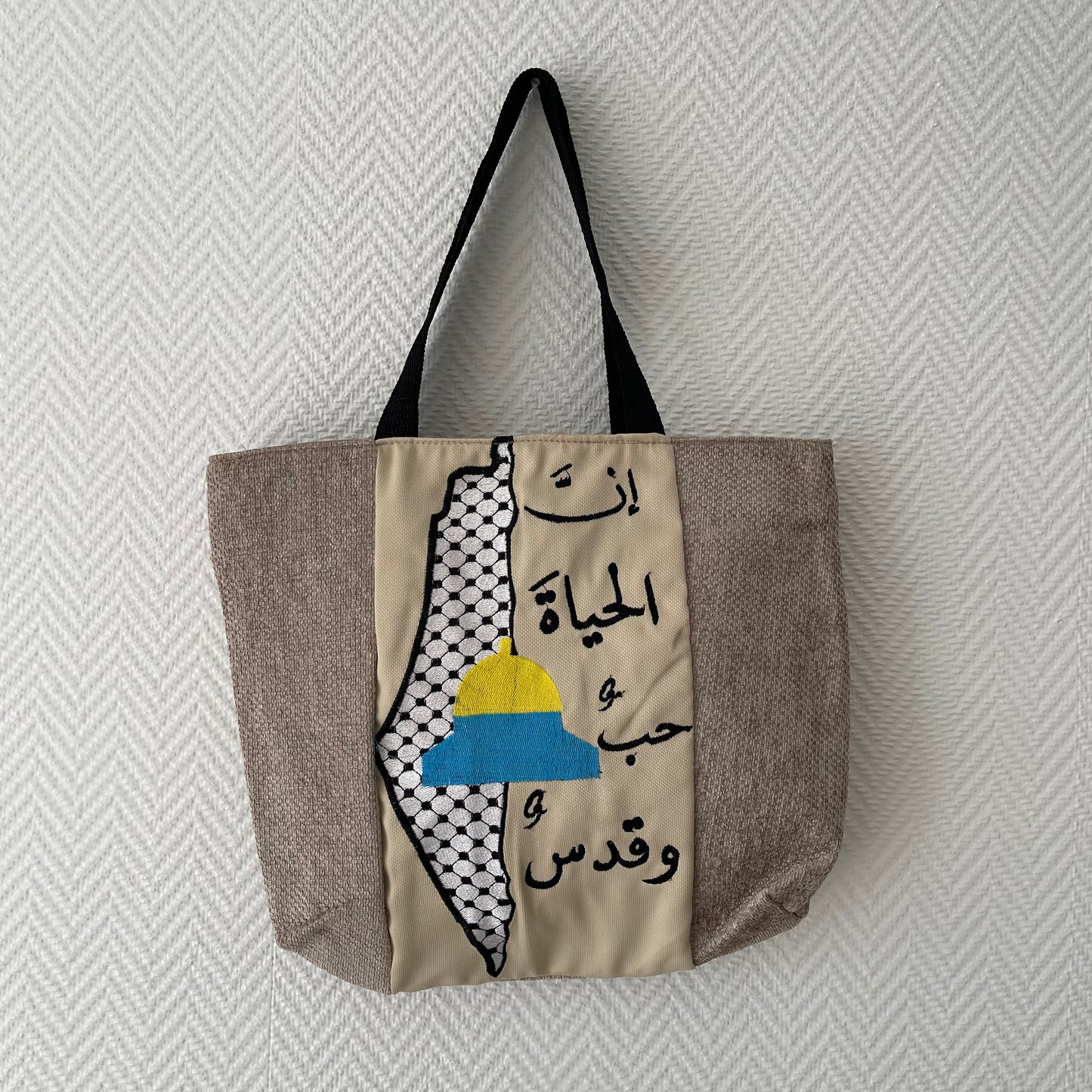 PALESTINE-Beutel mit Landkarte